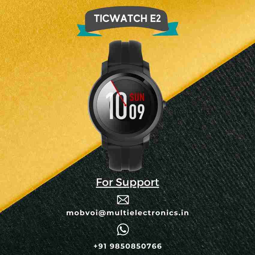 Ticwatch e2 band hotsell size