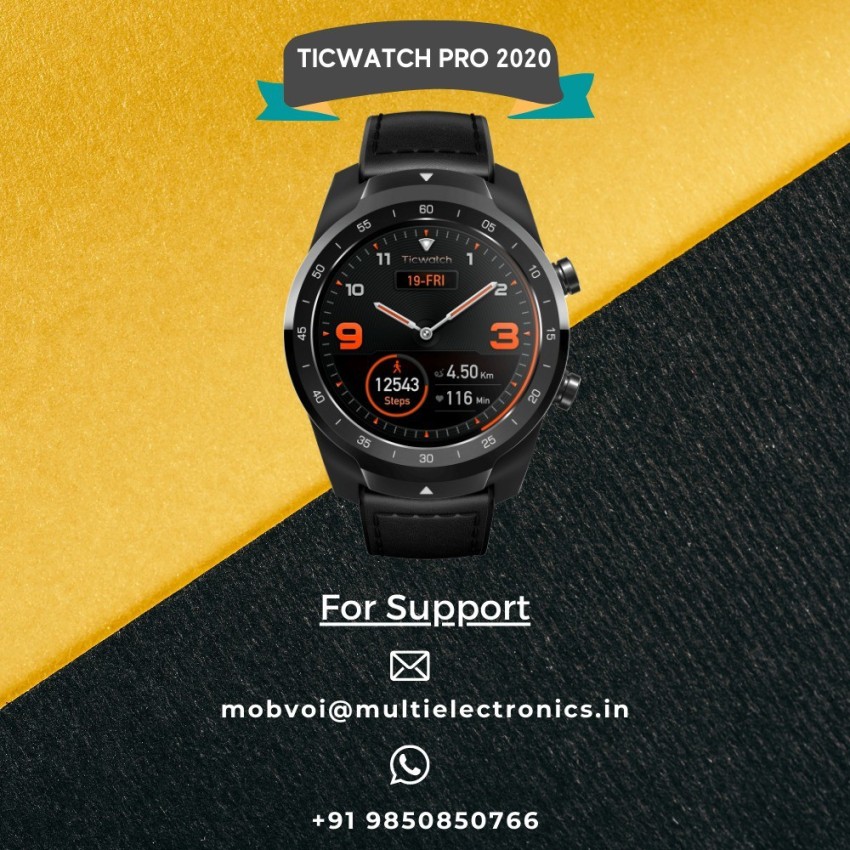 Mobvoi Ticwatch Tic Watch Pro 2020 Shadow Black Smartwatch Price