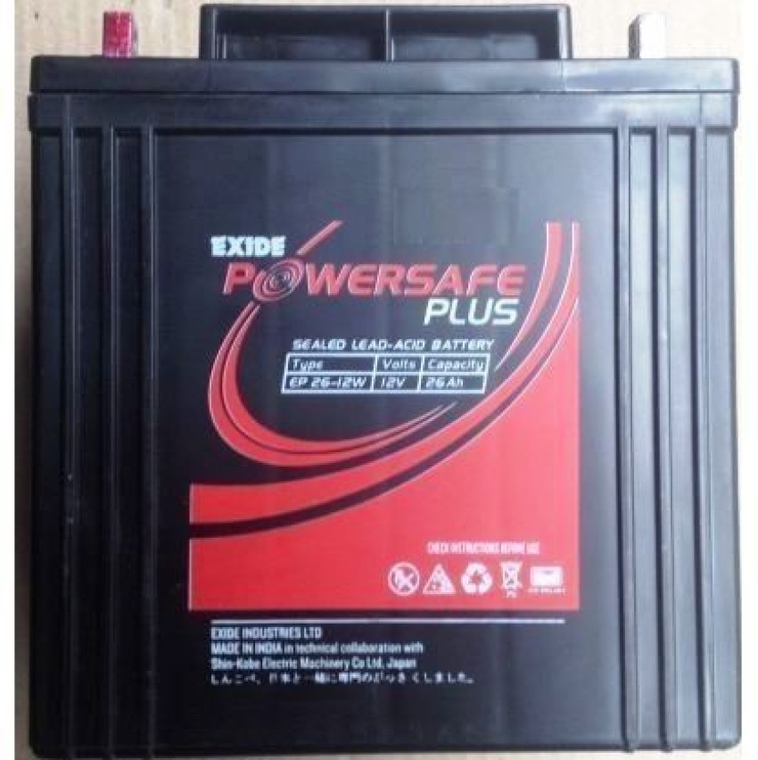 EXIDE P 26-12 Gel Solar Battery Price in India - Buy EXIDE P 26-12 Gel Solar  Battery online at