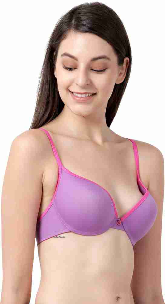 Buy online Purple Solid T-shirt Bra from lingerie for Women by Susie for  ₹459 at 46% off