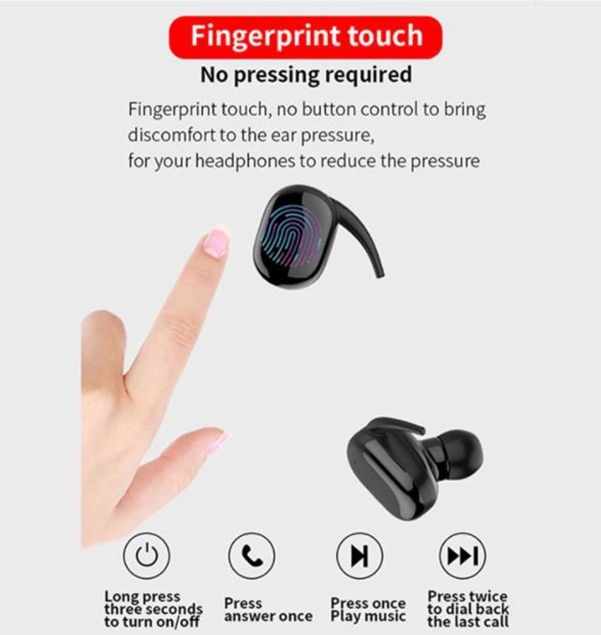 JANGO Insane TWS 4 Heavy Bass Long Battery life True Wireless