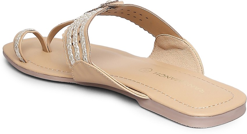 Rangmanch by Pantaloons Women Tan Flats - Buy Rangmanch by