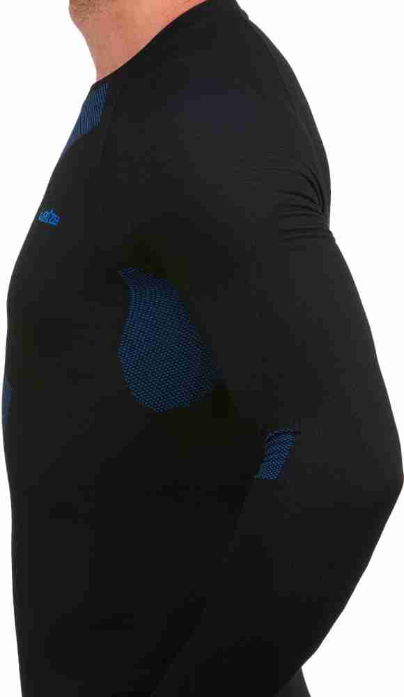 Buy WEDZE By Decathlon Men Black Solid Base Layer Skiing And