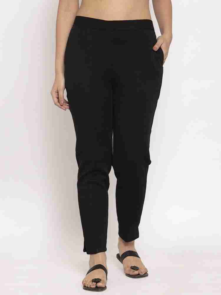 STYLE PREZONE Regular Fit Women Black Trousers - Buy STYLE PREZONE Regular  Fit Women Black Trousers Online at Best Prices in India