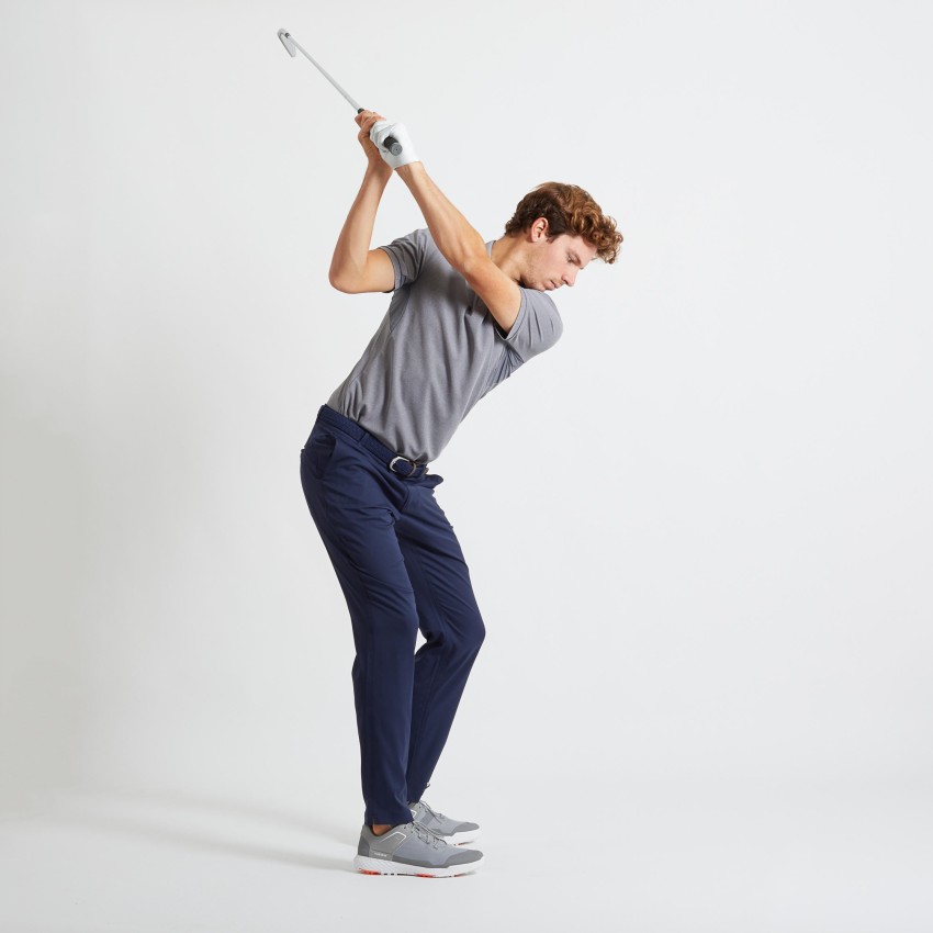 Men Golf Trousers MW500 Grey