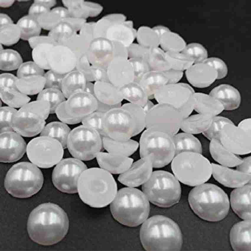 Flat shop sided pearls
