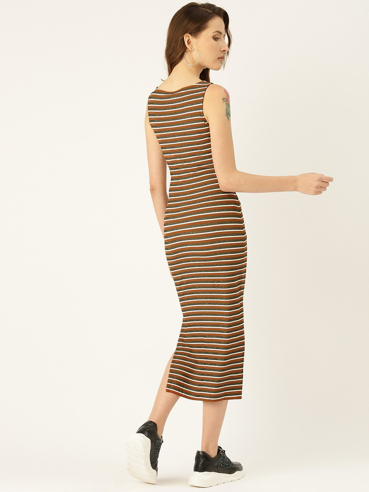 Kimi scooped bodycon midi dress clearance
