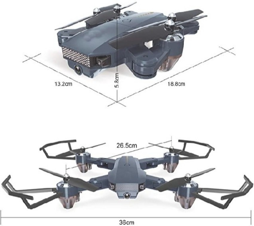 480p foldable camera drone