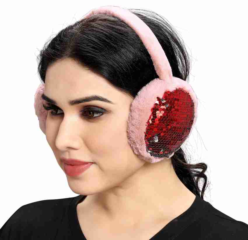 Myy Ear Muffs Big Sequence (Red) Ear Muff Price in India - Buy Myy Ear Muffs  Big Sequence (Red) Ear Muff online at