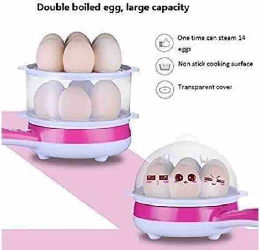 Multifunction Mini Electric Egg Omelette Cooker Eggs Boiler Food Steamer  Pancake Fried Steak Non-stick Frying Pan 110V 