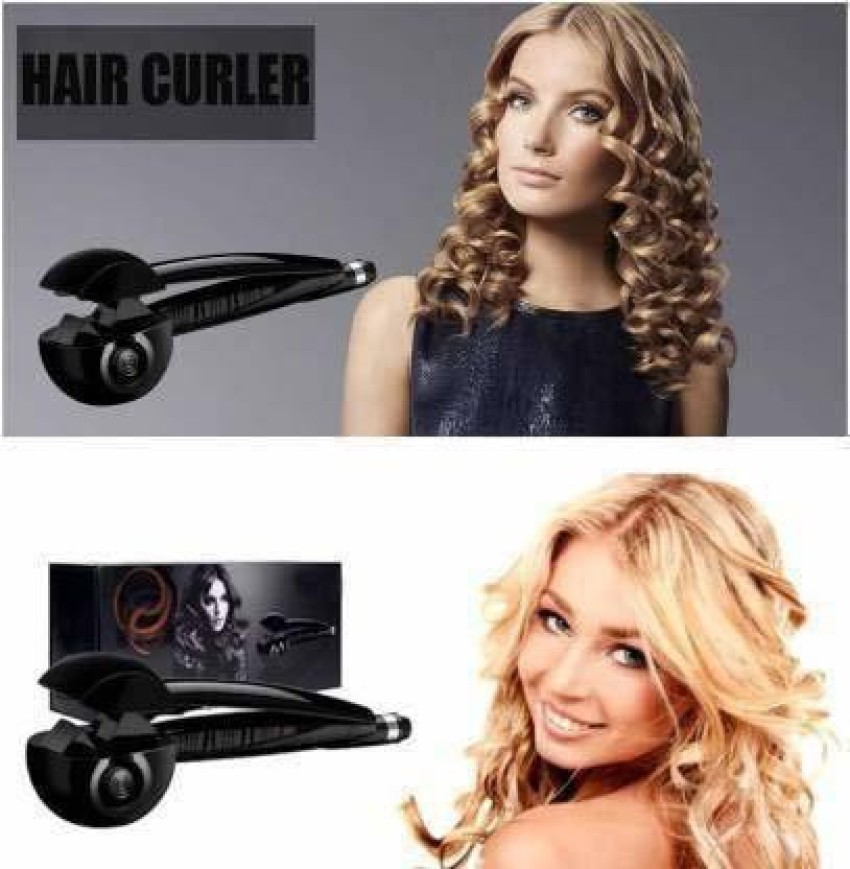 Curl hair with outlet curler