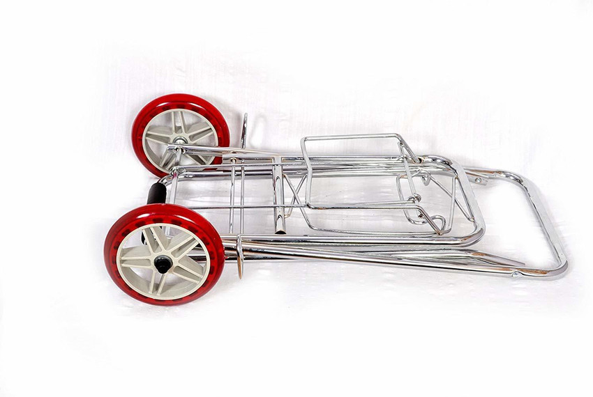 Luxafare 2 Wheel Stainless Steel Portable Small Hand cart Luggage carrier Luggage Trolley Foldable Luggage Trolley Price in India Buy Luxafare 2 Wheel Stainless Steel Portable Small Hand cart Luggage ...