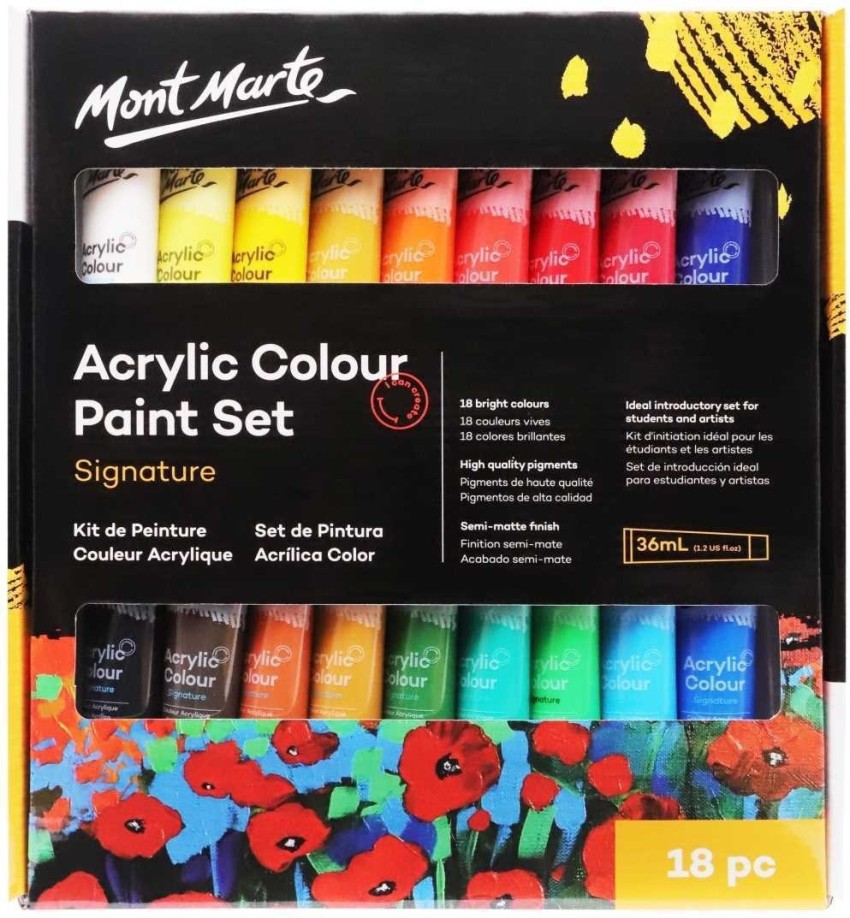 Mont Marte Acrylic Paint Set, Art Supplies