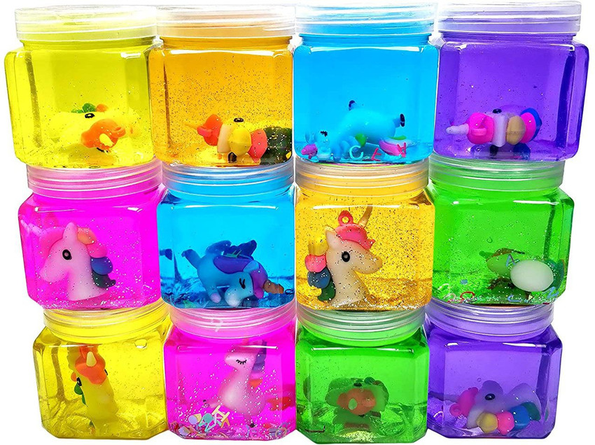 Slime with cheap toys inside
