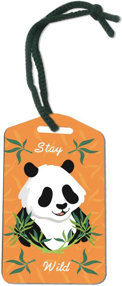 Panda luggage tag deals