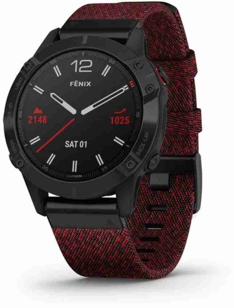 GARMIN Fenix 6 Sapphire Carbon Gray DLC Wrist Based Heart Rate