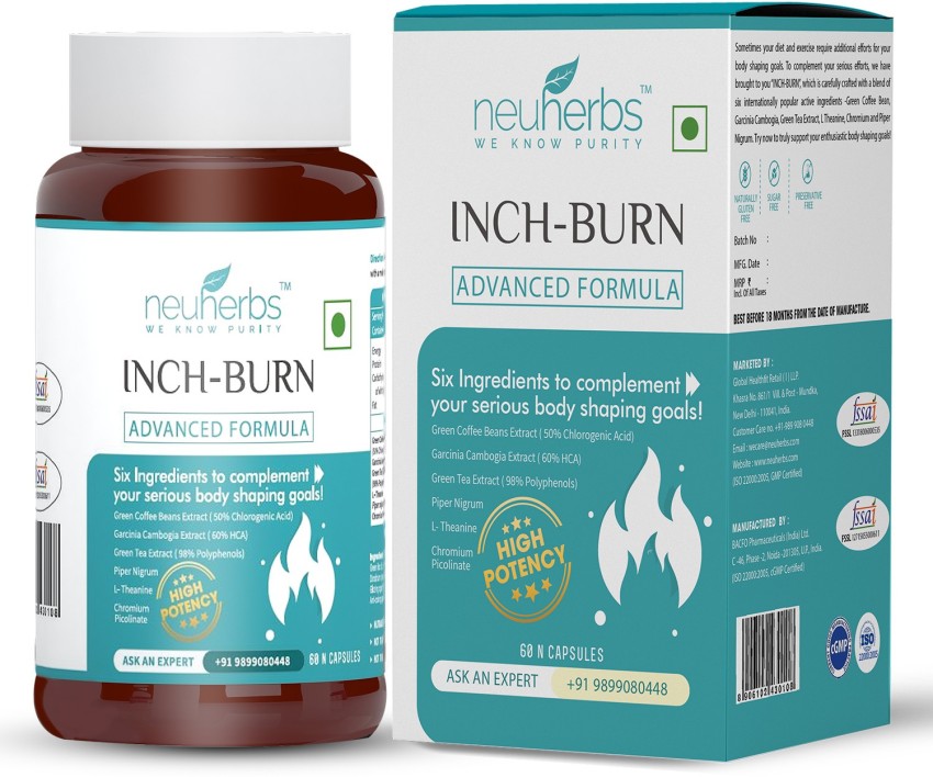 Buy Plant Based Inch Burn Effervescent Tablets for Fat Loss Online