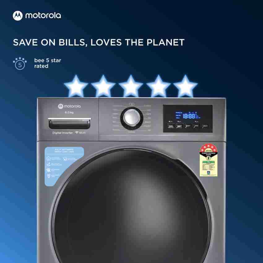Motorola washing machine 8kg 2025