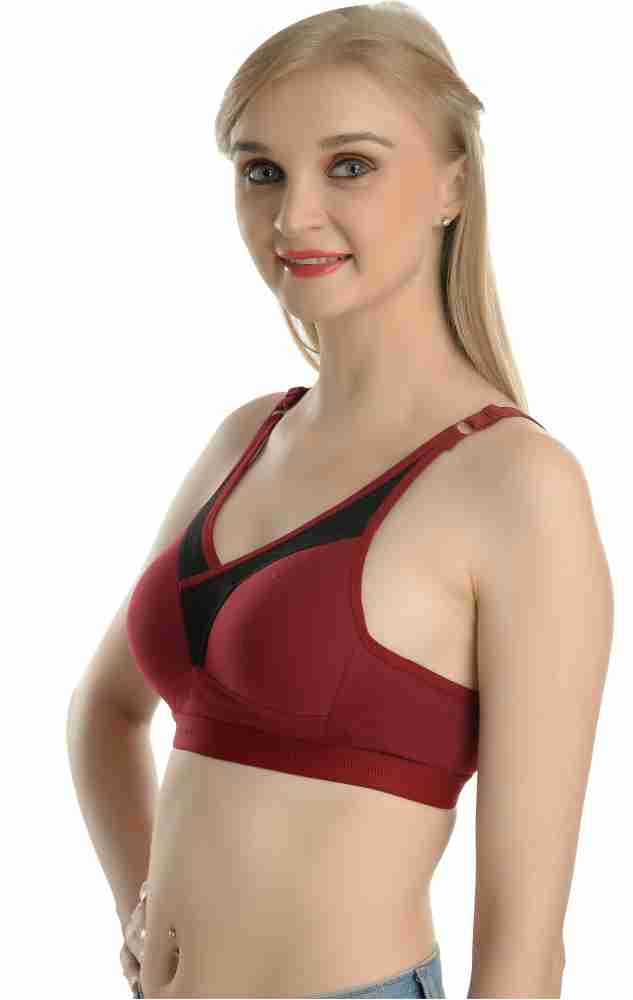 Buy VINBLEUS Miss India Women Bra Non Padded Double Layered Cotton