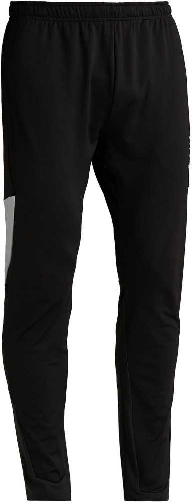 Buy Men Polyester Non-Stretchable Gym Track Pants - Black Online | Decathlon