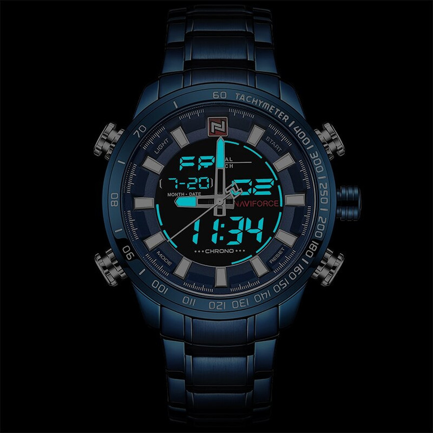 NAVIFORCE NF9093 Blue NF9093 Analog Digital Watch For Men Buy
