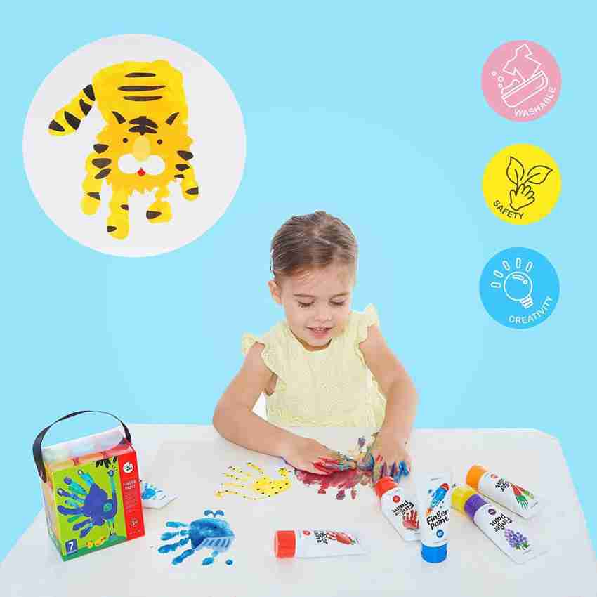 Jar Melo Safe Finger Paints for Baby Kids 3 4 5 6 7 8+Age, 2.1 fl.oz 6  Color Non Toxic Finger Painting Set for Toddler Washable Art Project  Painting Preschool Travel Learning Activity Birthday Gifts 