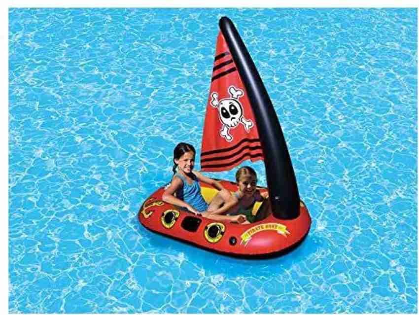 Poolmaster Pirate Boat Swimming Pool Float Pirate Boat Swimming