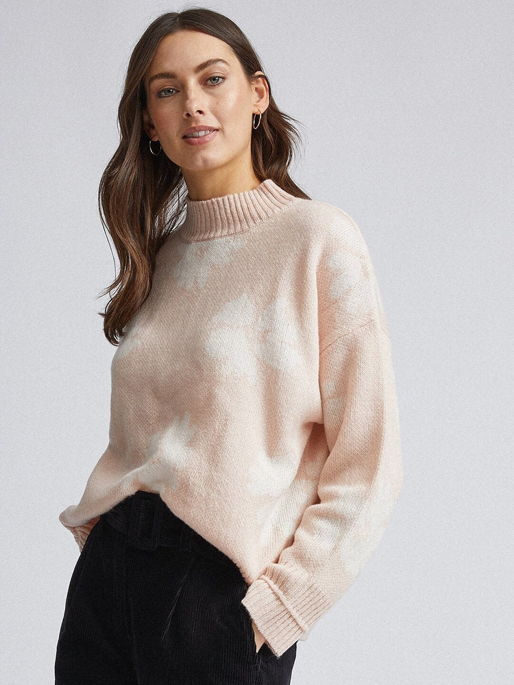 DOROTHY PERKINS Floral Print High Neck Casual Women Pink Sweater Buy DOROTHY PERKINS Floral Print High Neck Casual Women Pink Sweater Online at Best Prices in India Flipkart