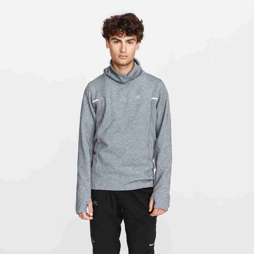KALENJI by Decathlon Full Sleeve Self Design Men Sweatshirt