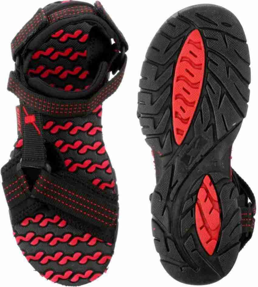 Sparx red and black on sale sandals