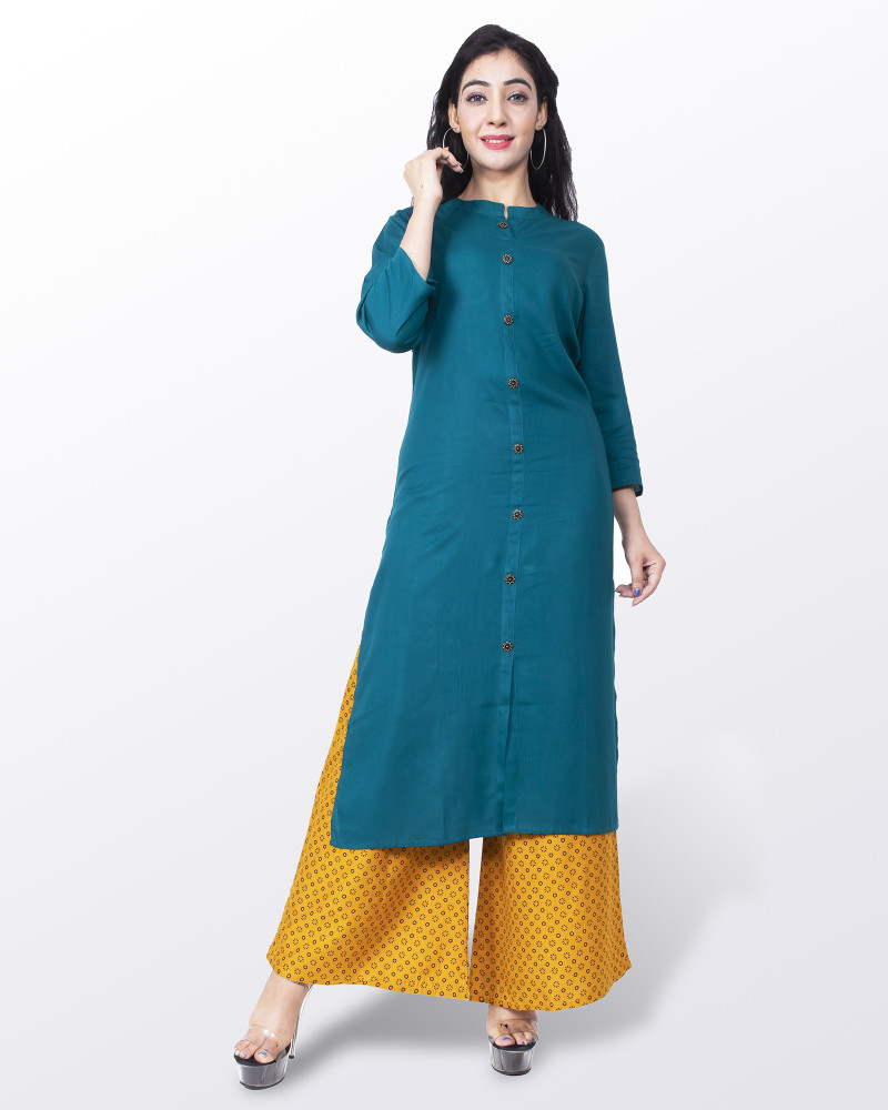 The Swagg Women Kurti Palazzo Set Buy The Swagg Women Kurti