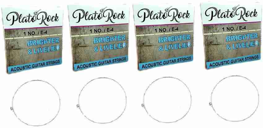 PLATOROCK Acoustic 4 PCS ACOUSTIC GUITAR STRING E4 1 NO