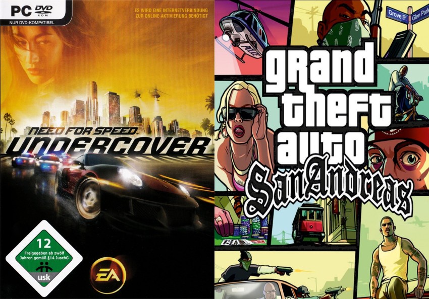 NFS Undercover & GTA San Andreas Combo (STANDARD) Price in India 