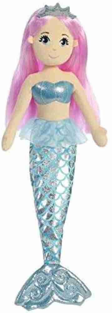 AURORA World Sea Sparkles Crystal Mermaid Plush 3 inch