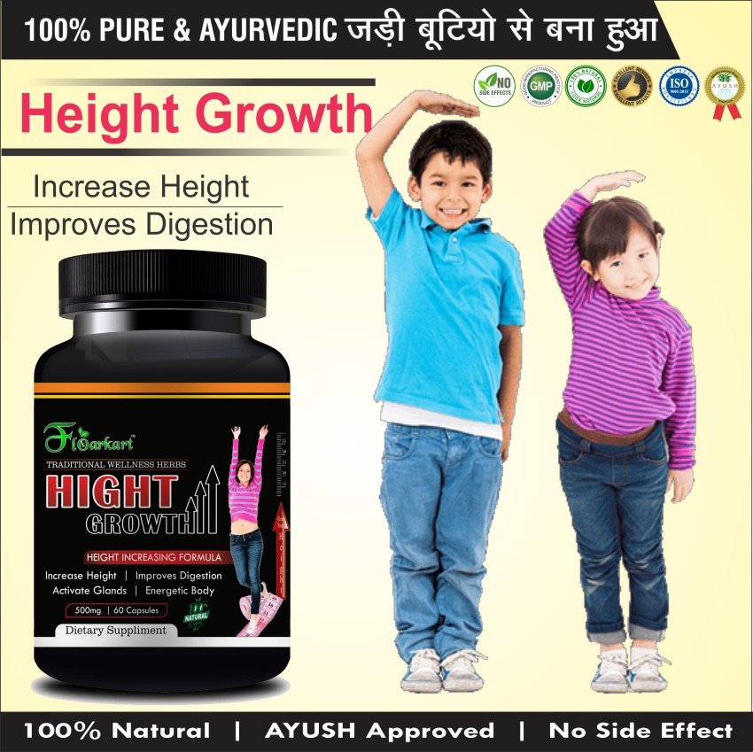 Floarkart Height Growth Tablets For Helps To Grow Taller Gain