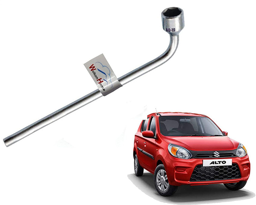 WolkomHome wheel nut spanner for Maruti Suzuki Alto 800 2019 Car L Pana Spanner Wrench 19mm for Maruti Suzuki Alto 800 2019 Single Sided L Type Wrench Price in India Buy