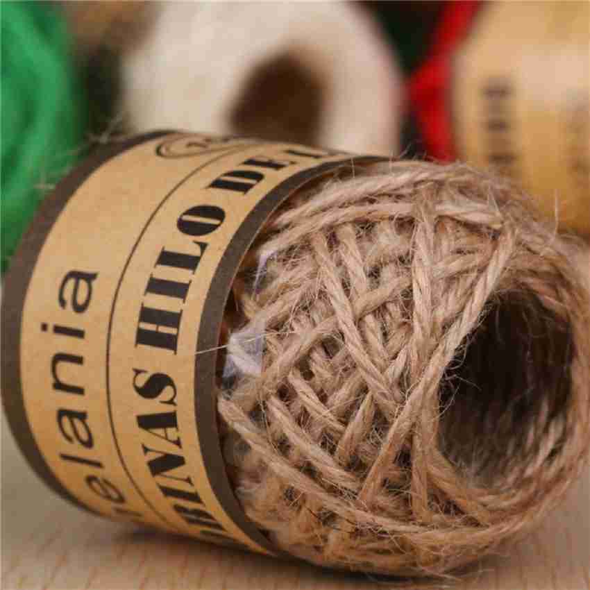 AlevanArt Jute thread for Art n Craft Natural Brown colour (240 meters)  pack of 24 - Jute thread for Art n Craft Natural Brown colour (240 meters)  pack of 24 . shop
