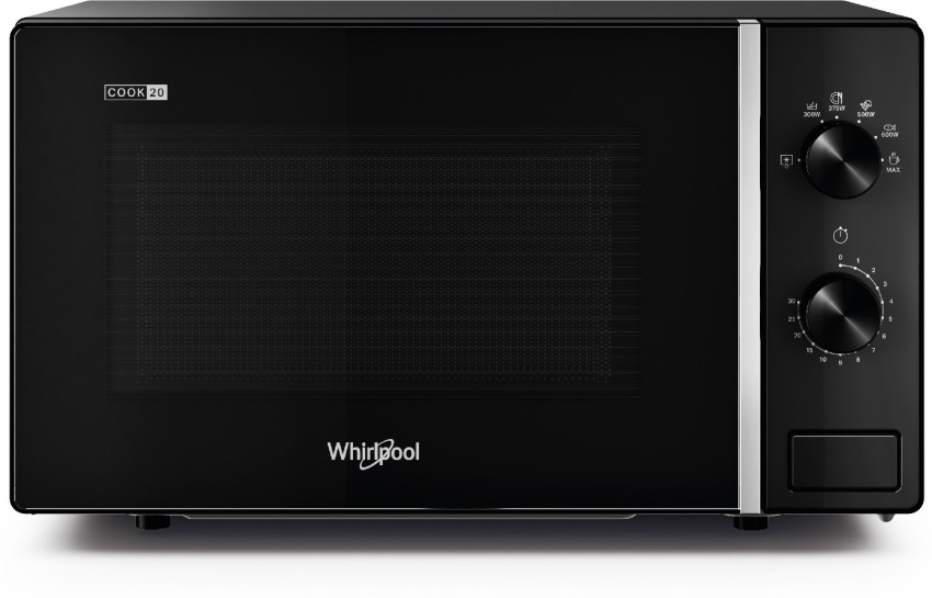 whirlpool 20 l solo microwave oven magicook pro 20sm black