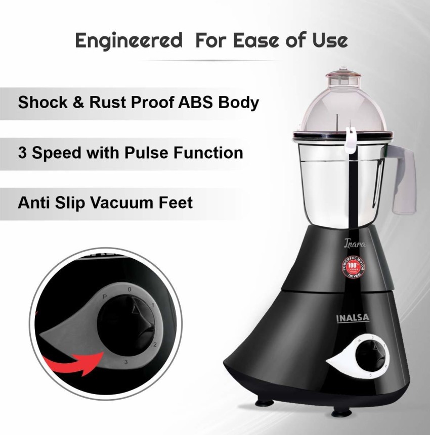 Inalsa mixer deals grinder flipkart