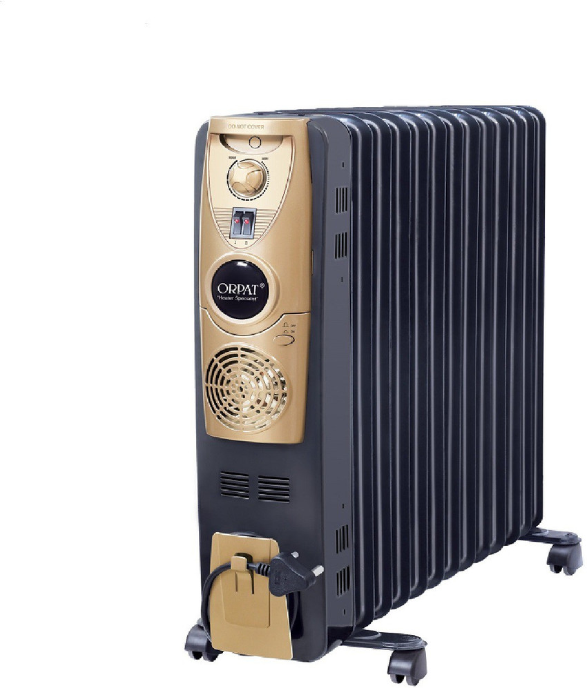 ORPAT Oil Heaters Climate Control OOH-13F Plus ,1000W / 1500W / 2500W  Blackand golden With 400W PTC FOR ISTANT HEATING Oil Filled Room Heater  Price in India - Buy ORPAT Oil Heaters