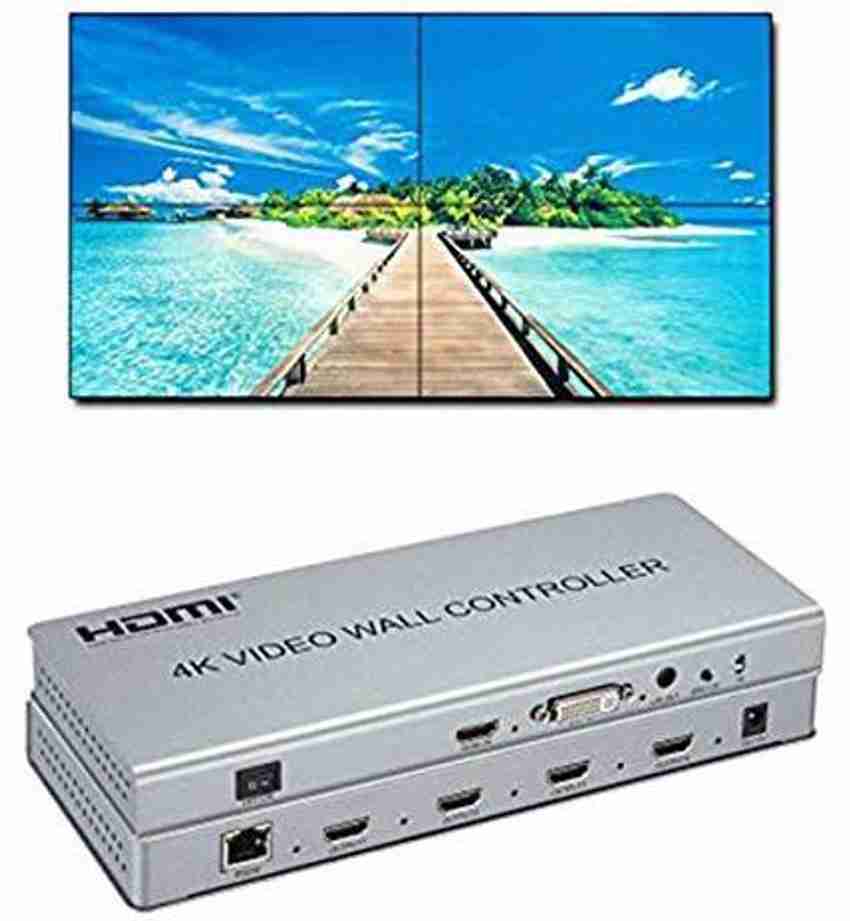 Tobo 2X2 Video 4k Wall Switch Controller Splitter HDMI DVI TV