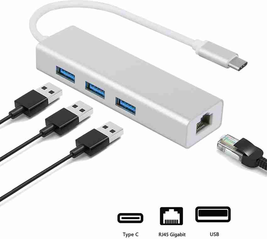 Xcsource - XCSOURCE Adaptateur Ethernet Réseau LAN USB 3.0 3 ports