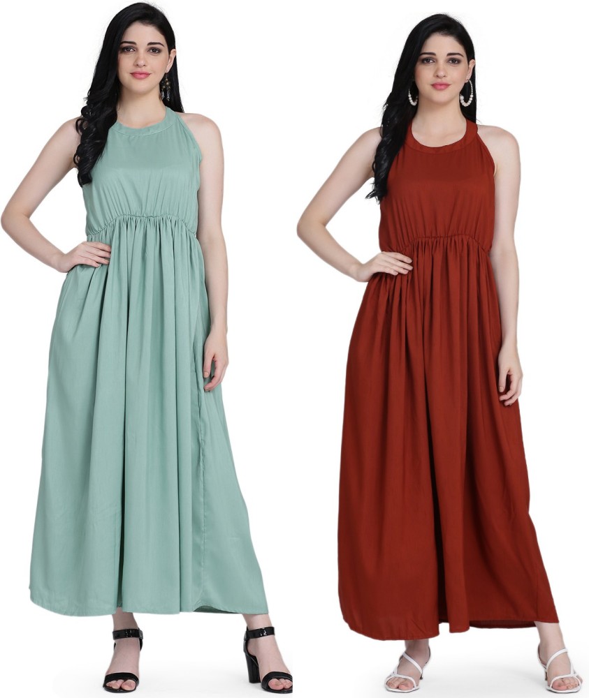 Cotton maxi deals dress flipkart