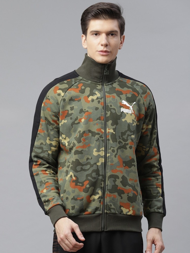 Puma orange camo jacket best sale