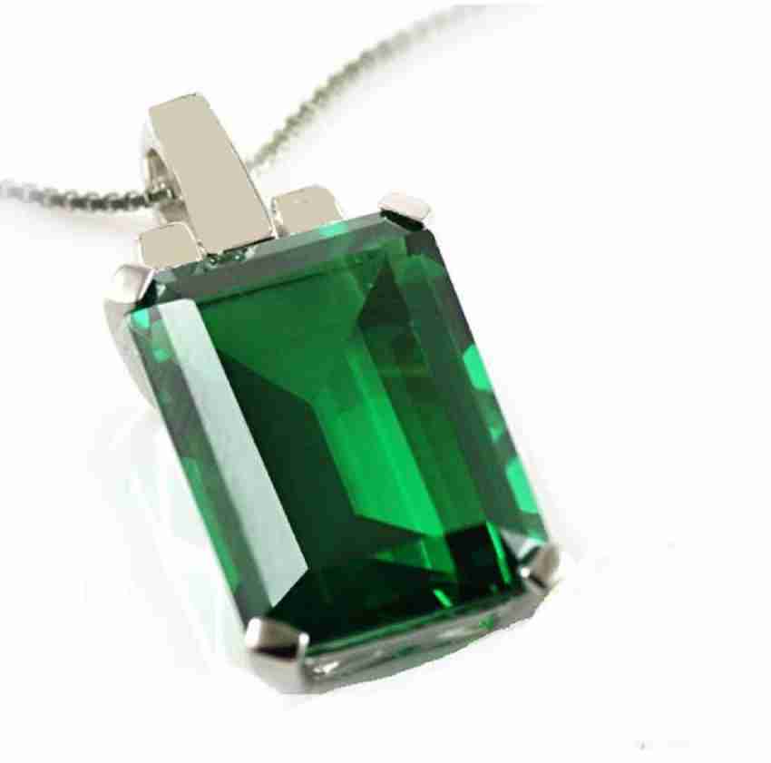 Mens on sale emerald pendant