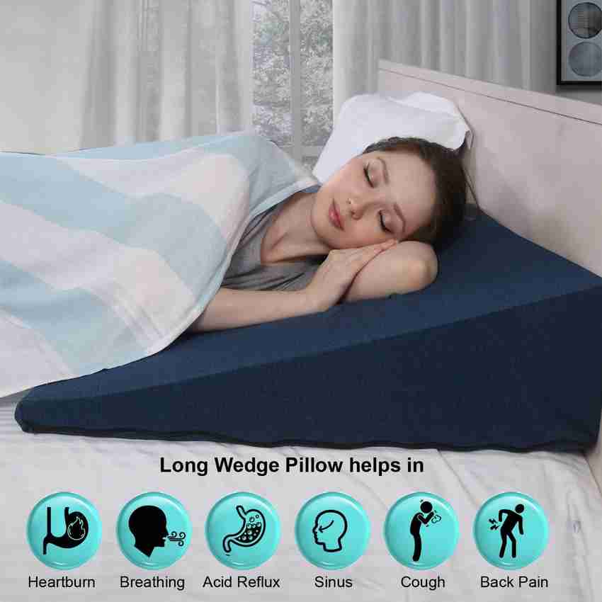 Wedge pillow for shop sinus problems