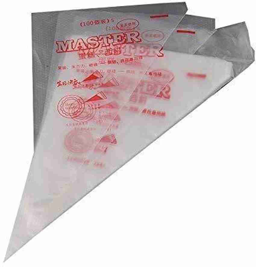 Sakoraware Medium Polythene Disposable Icing Piping Bags for