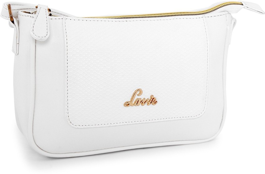 LAVIE White Sling Bag JEFFREY CSB HZ CROC LADIES HANDBAG WHITE