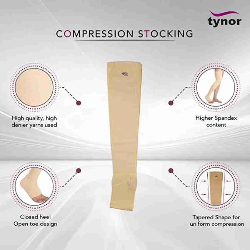 tynor Compression Stocking Below Knee Classic, Beige, Xl, 1 Pair in Latur  at best price by Maa Durga Surgicals - Justdial