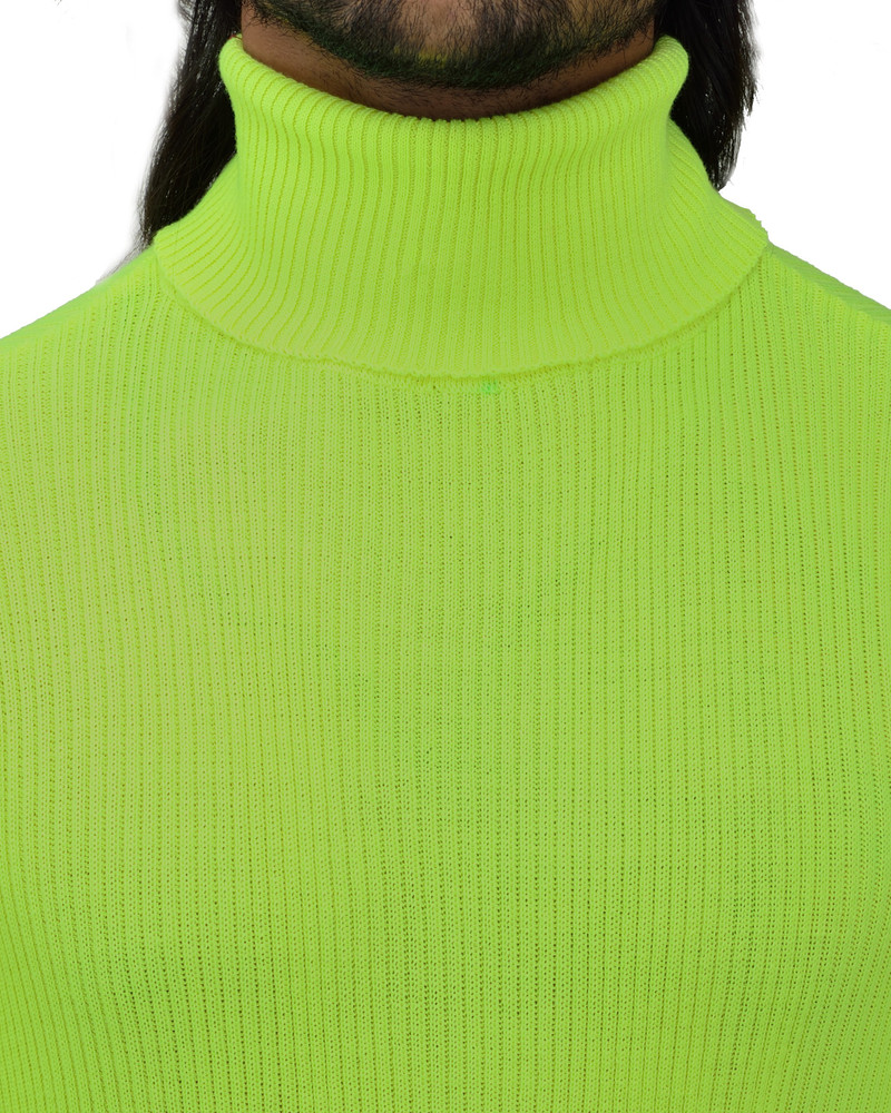 Mens neon green turtleneck discount